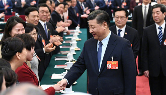 習(xí)近平向全國各族各界婦女，致以節(jié)日的祝賀和美好的祝福