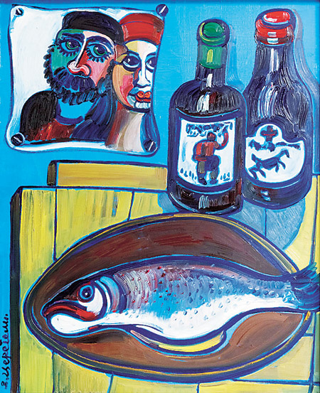 《生日》系列之一(布面油彩) 120cm×100cm 2015年