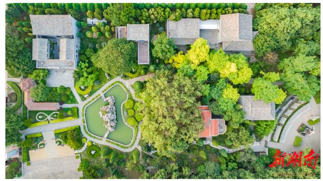 風(fēng)景如畫的賈家莊作家村。