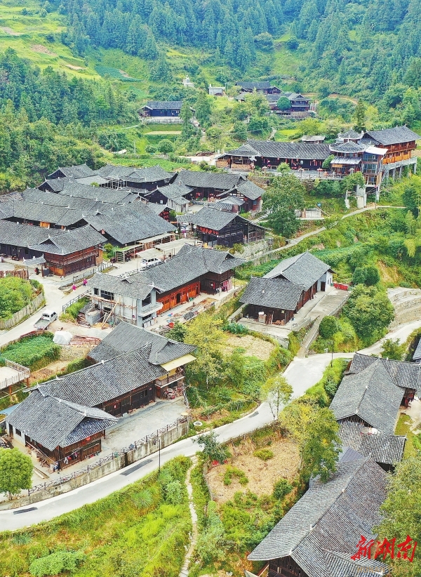 溆浦縣統(tǒng)溪河鎮(zhèn)雁鵝界民居。