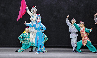 國家京劇院京劇《主角》劇照。 　　李春來攝