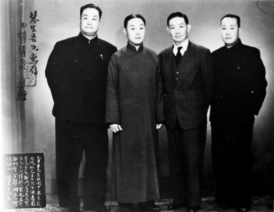 京劇“四大名旦”合影（左起：程硯秋、尚小云、梅蘭芳、荀慧生） 資料圖片