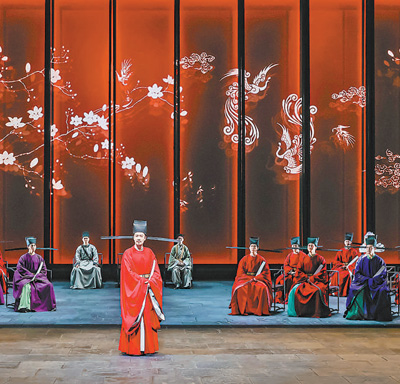 《蘇堤春曉》劇照。 　　中國國家話劇院供圖