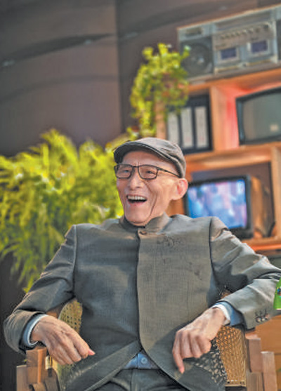 游本昌近照。 　　人民日報(bào)客戶端供圖