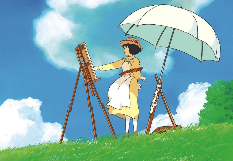 宮崎駿電影《起風(fēng)了》中有一詩句出自法國象征主義詩人保爾·瓦雷里的《海濱墓園》。圖為《起風(fēng)了》劇照。