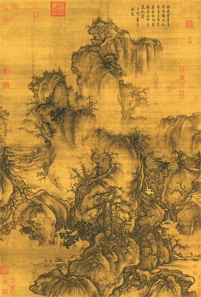 早春圖(中國(guó)畫(huà)) 宋 郭 熙作