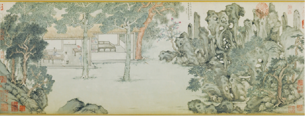 文徵明《真賞齋圖》，中國國家博物館藏