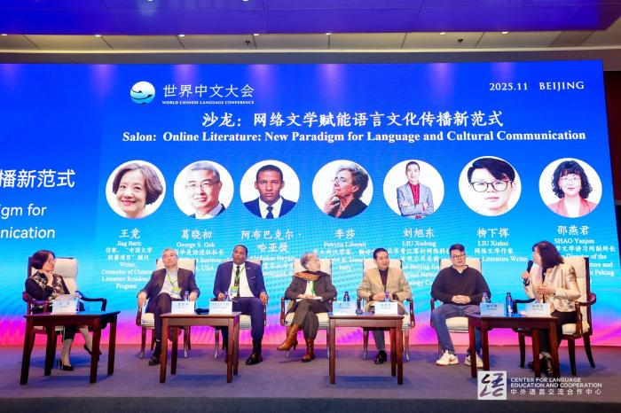 本次會議現(xiàn)場。教育部中外語言交流合作中心供圖