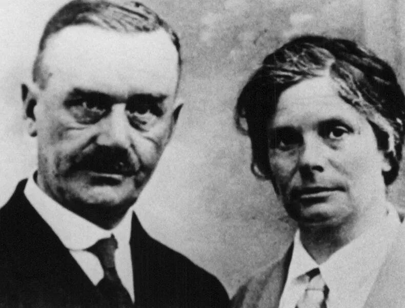 托馬斯·曼與妻子卡佳