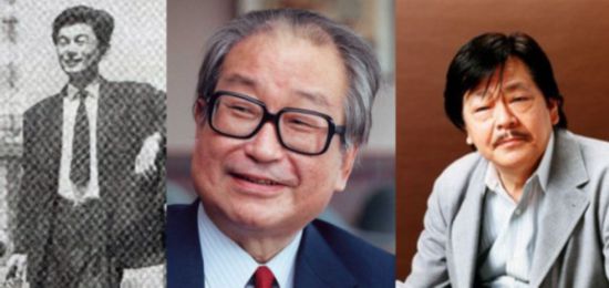 左起：星新一 、小松左京、 筒井康隆