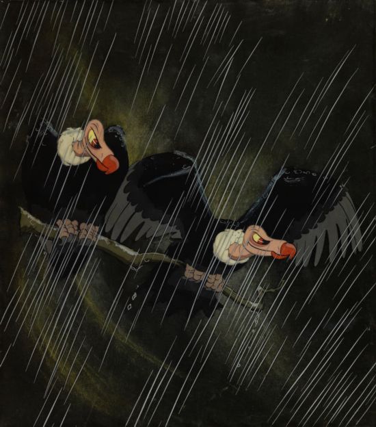 《白雪公主和七個(gè)小矮人》中的禿鷹，由迪士尼工作室藝術(shù)家創(chuàng)作，于1938年送給大都會(huì)博物館