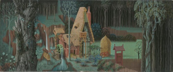 艾文德·厄爾為1959年的《睡美人》創(chuàng)作的概念圖。