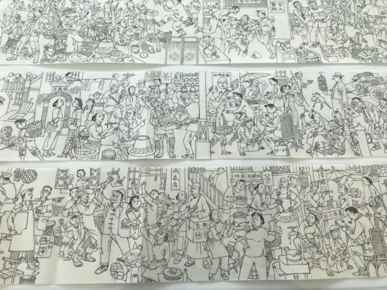 展廳現(xiàn)場，羅希賢《七十二家房客》