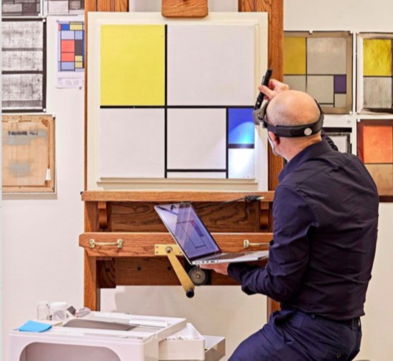 蒙德里安保護(hù)項(xiàng)目對(duì)基金會(huì)藏有7幅畫(huà)蒙德里安做了深入的研究