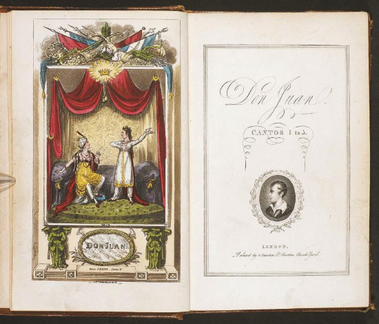早期出版的《唐璜》中的插圖?，F(xiàn)收藏于大英圖書館